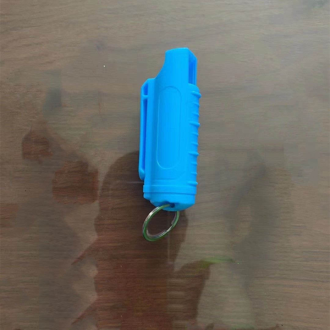 Palm Pepper Spray Shell ABS Spray Keychain